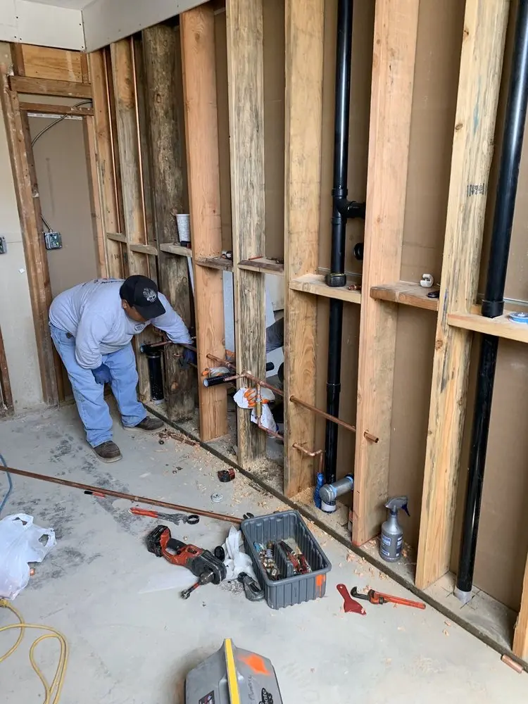 Commercial rough-in plumbing for Trenchless Sewer Repair in Martin